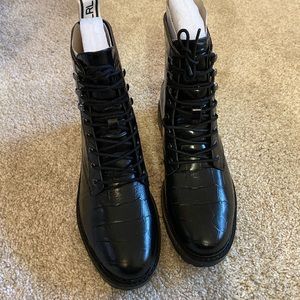 NWOT Ralph Lauren Combat Boots